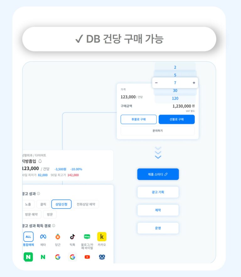 DB건당 구매가능